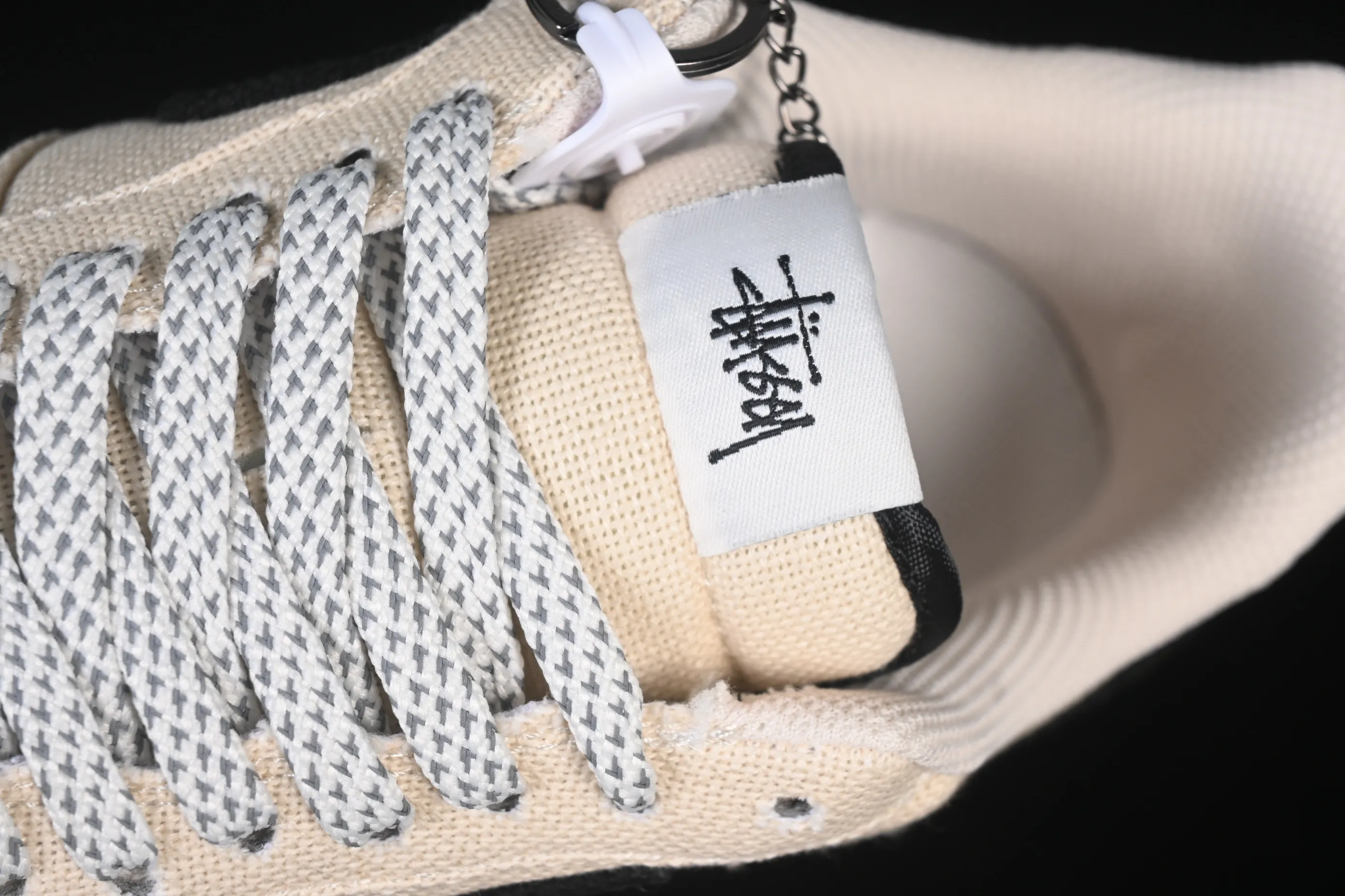 All categories Nk Air Force 1 Air Force series Nk Air Force 1 Low Air Force low-top Nike Air Force 1'07 Low Stusi co-branded beige canvas Air Force 1 low-top casual sneakers XX3168-155